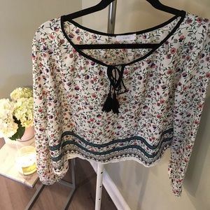 Lush floral festivalblouse